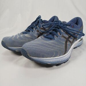 Asics Mens Gel Nimbus 22 Blue Orange Running Shoes Size 12 Athletic Trainers